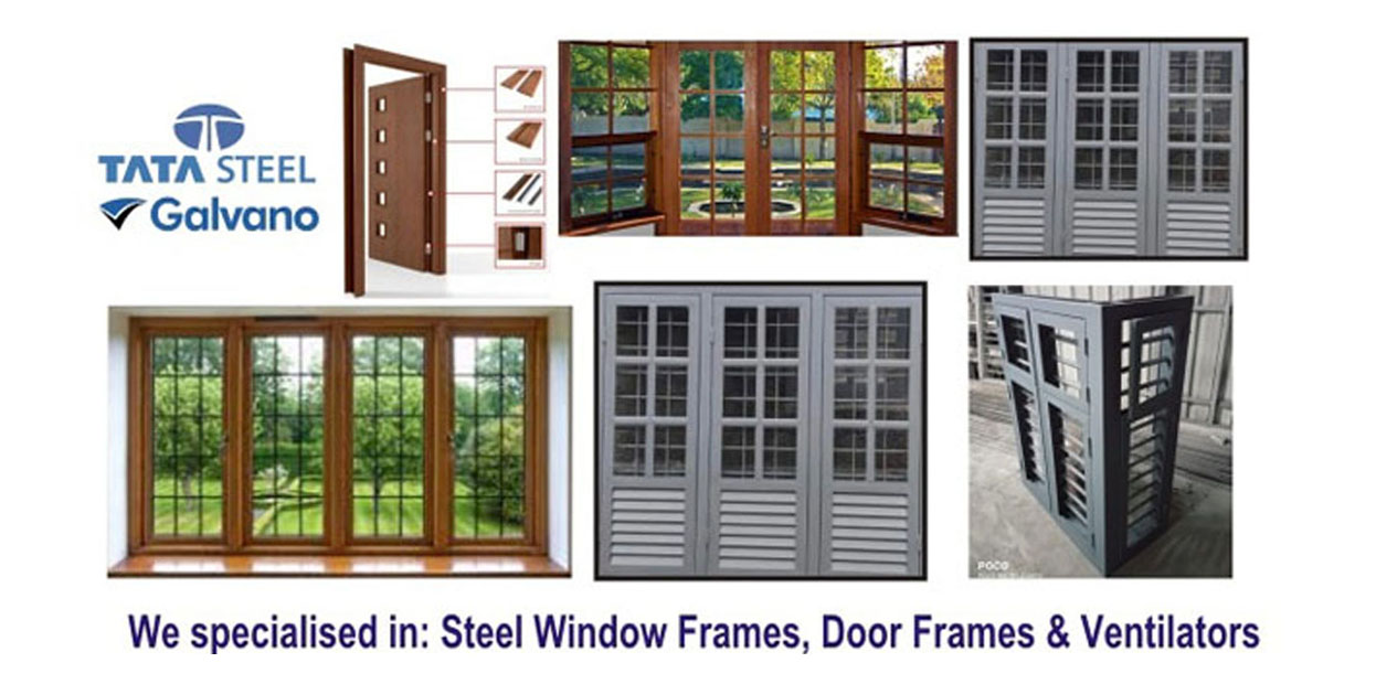 WE DEAL WITH STEEL WINDOWS AND DOOR FRAMES